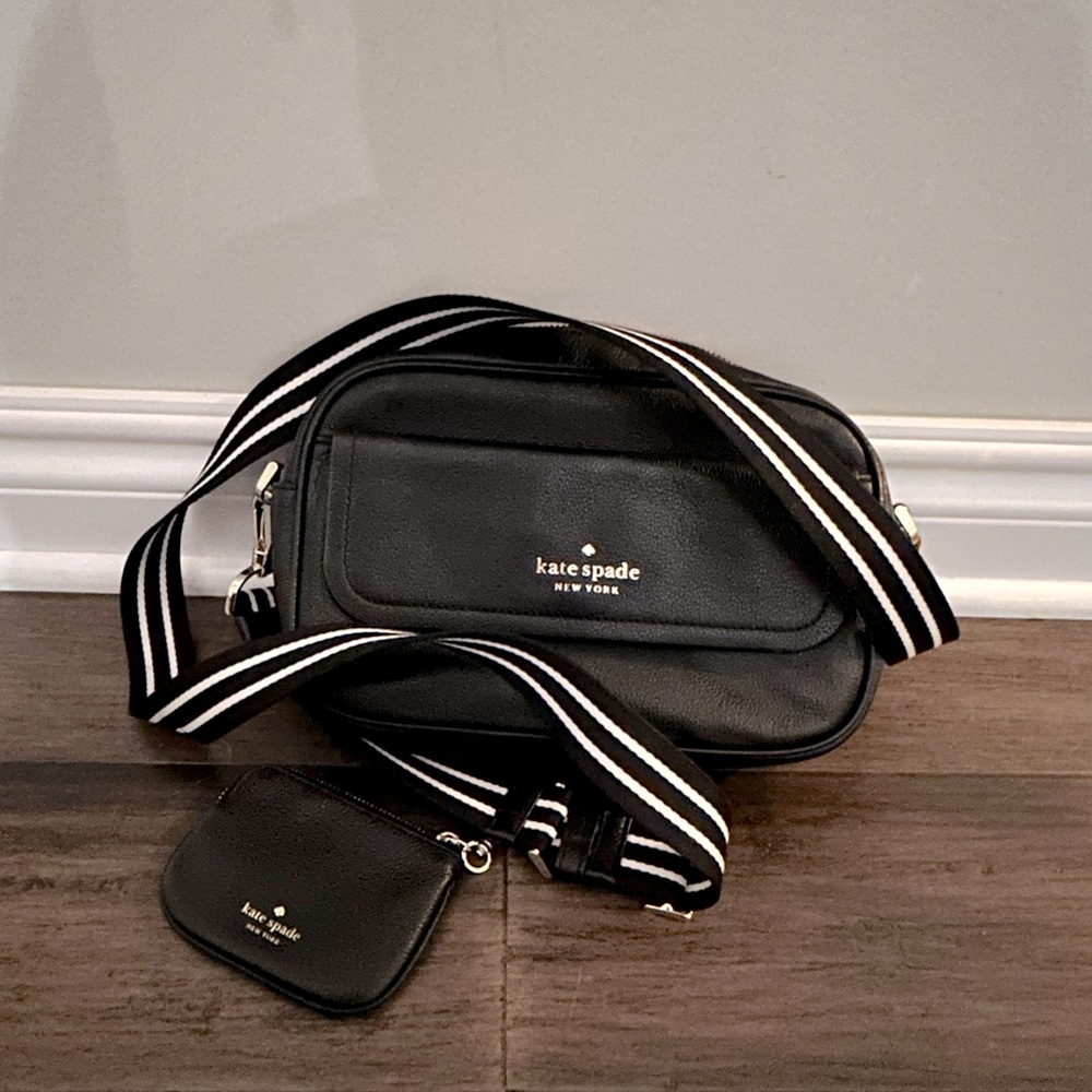 Rosie Pebbled Leather Flap Camera Bag LIKE NEW